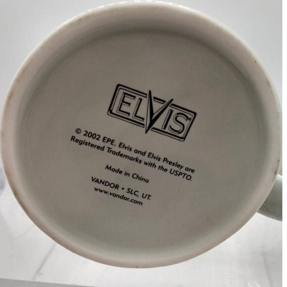 Elvis Presley Ceramic Mug With Signature Design - Picture 4 of 6